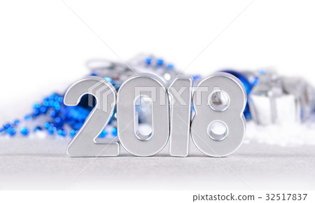 2018 year silver figures and Christmas decorations 2018 year silver figures and Christmas decorations 32517837