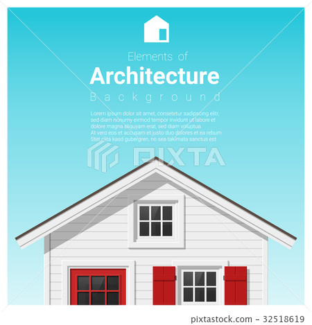 Architecture background with a small house Architecture background with a small house 32518619