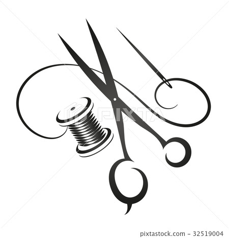 Sewing kit vector 32519004