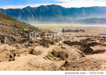 way to Bromo with sunrise located in Indonesia. 32521348