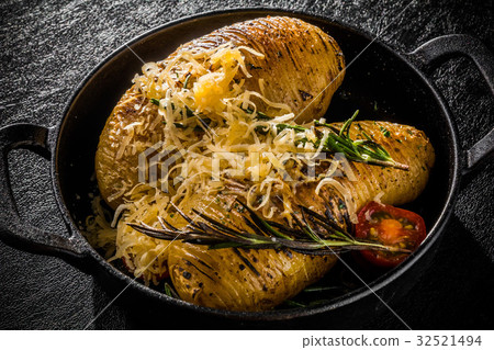 Swedish style baked potato Swedish style baked potato Swedish style baked potato Swedish style baked potato 32521494
