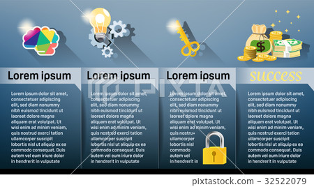 Info-graphic initially to create a business. 32522079