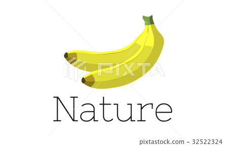 Illustration of fresh organic delicious banana Illustration of fresh organic delicious banana 32522324