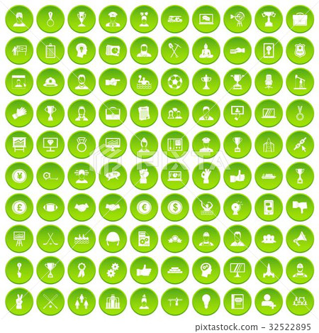 100 leadership icons set green circle 100 leadership icons set green circle 32522895