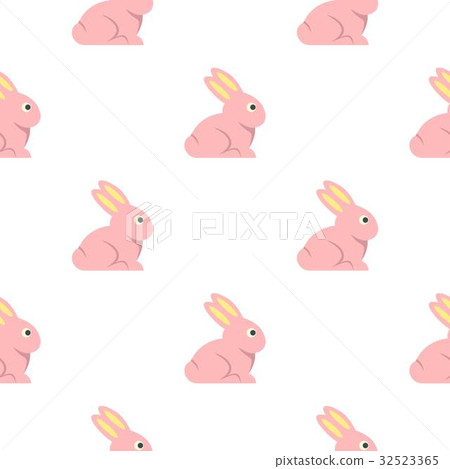 Easter bunny pattern seamless 32523365