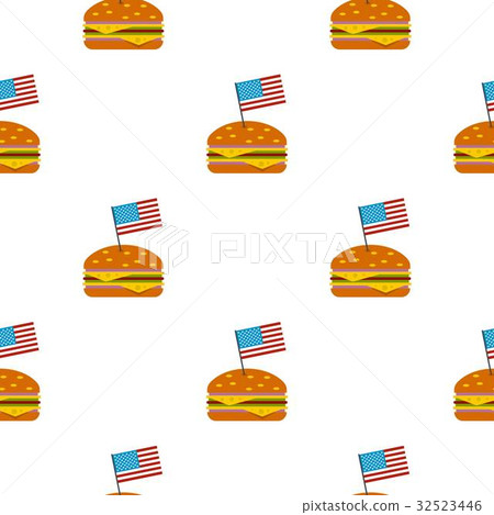 Hamburger pattern seamless Hamburger pattern seamless 32523446