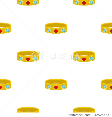 Vintage gold bangle pattern seamless Vintage gold bangle pattern seamless 32523453