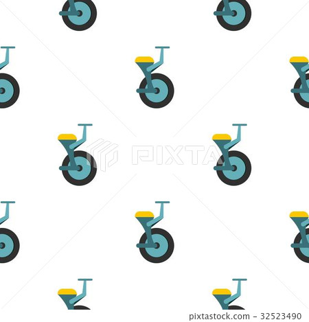 Blue unicycle pattern seamless Blue unicycle pattern seamless 32523490