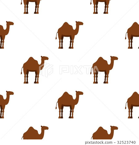 Dromedary camel pattern seamless Dromedary camel pattern seamless 32523740