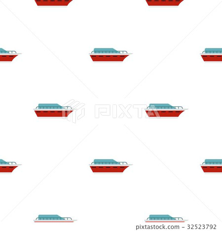Yacht pattern seamless - Stock Illustration [32523792] - PIXTA