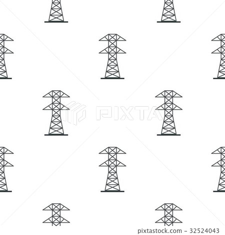 Electric power station pattern seamless 32524043