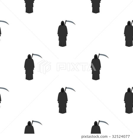 Grim reaper pattern seamless Grim reaper pattern seamless 32524077