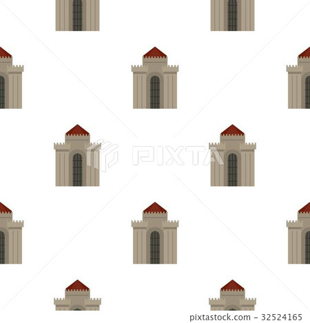 Medieval building pattern seamless Medieval building pattern seamless 32524165