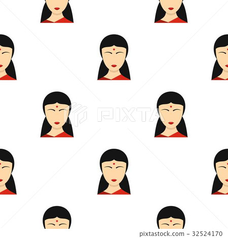 Indian girl pattern seamless 32524170