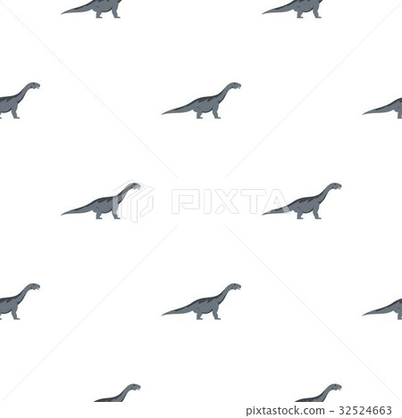 Grey titanosaurus dinosaur pattern seamless 32524663