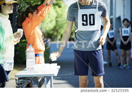 Marathon tournament water supply station 32525595