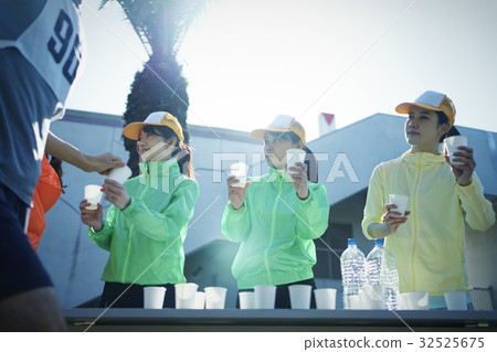 Marathon tournament water supply station 32525675