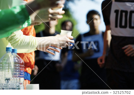 Marathon tournament water supply station Marathon tournament water supply station 32525702