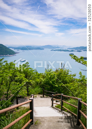 Hiroshima prefecture Mihara city Setonaikai brush Kageyama 32528050