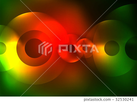 Glowing circles in the dark Glowing circles in the dark 32530241