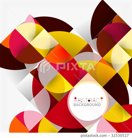 Modern geometrical abstract background circles Modern geometrical abstract background circles 32530527