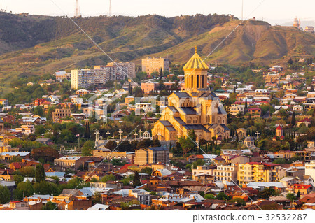 Holy Trinity Cathedral of Tbilisil(Sameba).Georgia 32532287