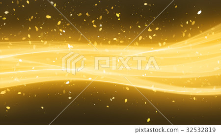 Glittering Wave Line and Cherry Blossom Petals Glittering Wave Line and Cherry Blossom Petals 32532819