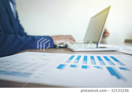 Image of business, Business man working at office Image of business, Business man working at office 32533286