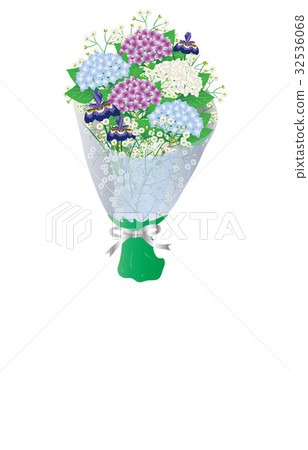 Bouquet hydrangea 32536068