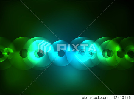 Glowing circles in the dark Glowing circles in the dark 32540136