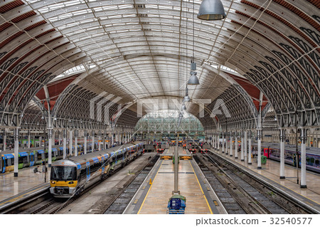 Travellers in Paddington Station 32540577