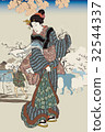 Utagawa Kuniyoshi Sumidagawa No Asami image illustration 32544337