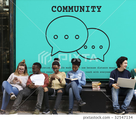 Digital Connection Technology Social Media Digital Connection Technology Social Media 32547134