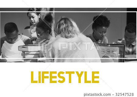Woman Learning Study School Lifestyle Word Graphic Woman Learning Study School Lifestyle Word Graphic 32547528