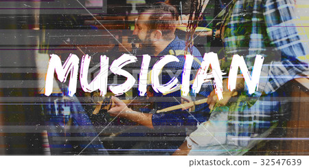 Musician Playing Rehearsal Music Leisure Hobby Passion 32547639