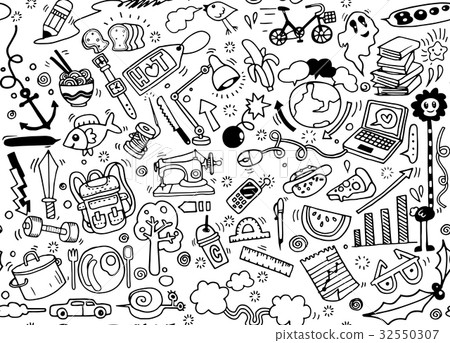Hand drawing Doodle element, vector illustration. Hand drawing Doodle element, vector illustration. 32550307