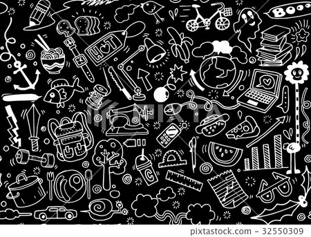 Hand drawing Doodle element, vector illustration. 32550309