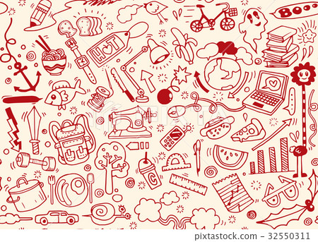 Hand drawing Doodle element, vector illustration. Hand drawing Doodle element, vector illustration. 32550311