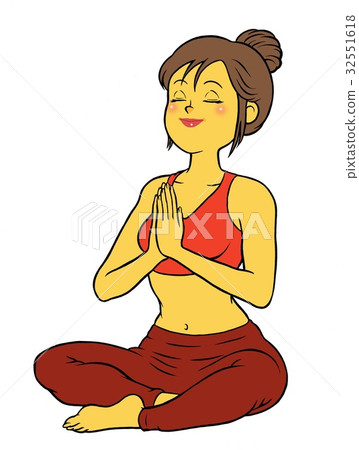 Women who do yoga fitness 32551618