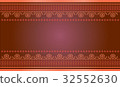 Thai art pattern vector, Asian Background 32552630