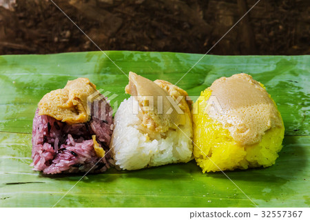 Rice custard, dessert Thailand 32557367