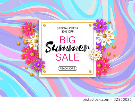 Summer sale banner design template. Vector Summer sale banner design template. Vector 32560025