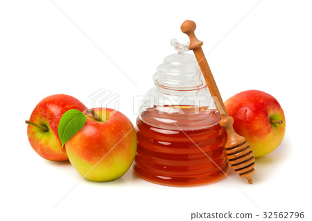 Honey and apples 32562796
