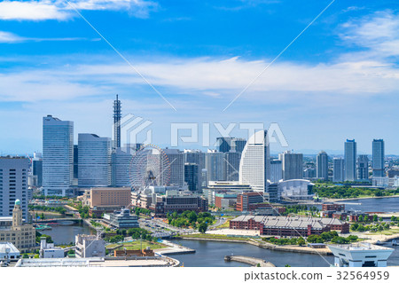 “神奈川縣”橫濱港未來·城市景觀 32564959