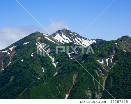 Tanigawa山脈的朝日dake 32567226