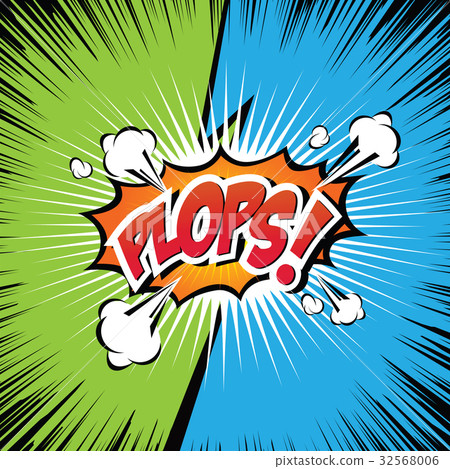 Plop! Comic Expression Vector Text  32568006