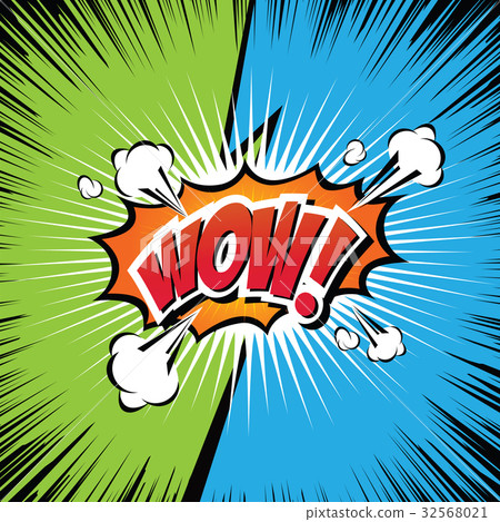 Wow! Comic Speech Bubble, Cartoon. Wow! Comic Speech Bubble, Cartoon. 32568021