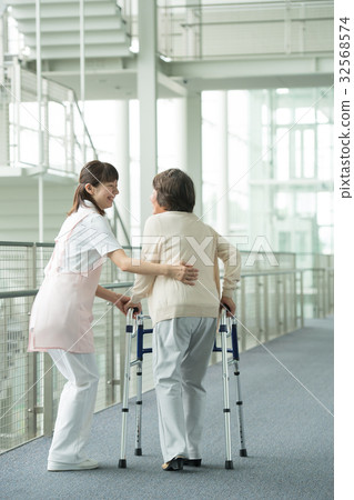 Nursing care rehabilitation hospital caregiver medical image 32568574