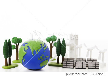 Solar power wind power generation Solar panel wind turbine power generation clean energy Eco ECO energy Solar power wind power generation Solar panel wind turbine power generation clean energy Eco ECO energy 32569540