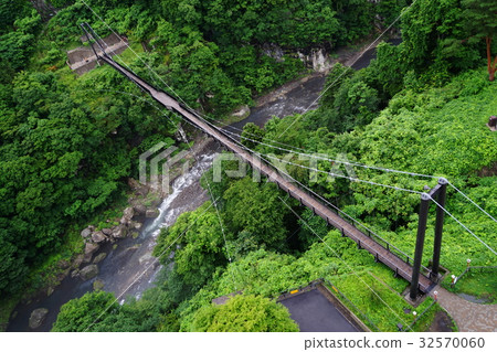 July Nikko 13 Kinugawa Onsen · Onishi Shidoi Big Suspension Bridge July Nikko 13 Kinugawa Onsen · Onishi Shidoi Big Suspension Bridge 32570060